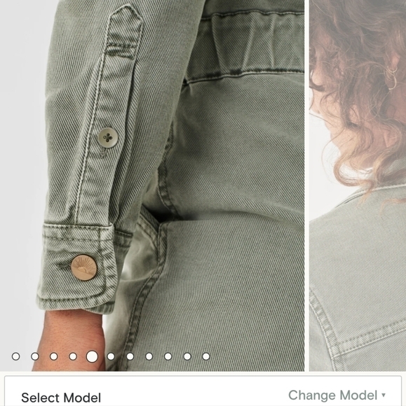 Faherty Overland Twill Jumpsuit olive XS NWT - Picture 5 of 10